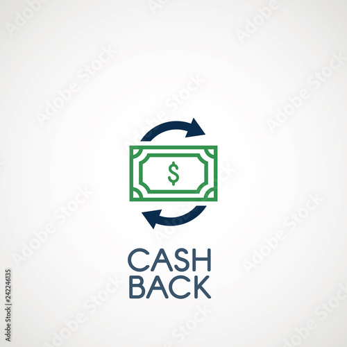 money transfer Icon symbol. currency exchange, financial investment service, cash back refund, send and receive mobile payment concept. line icon vector illustration - Vector