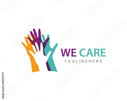 Hand Care Logo Template