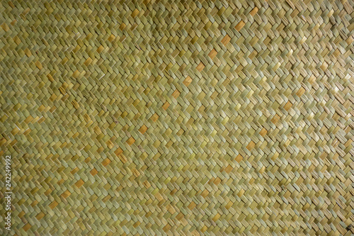 traditional crafted straw matt