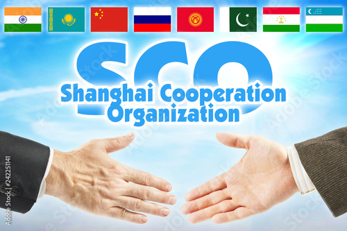 SCO, The Shanghai cooperation organization. Economic union of some countries of Asia photo