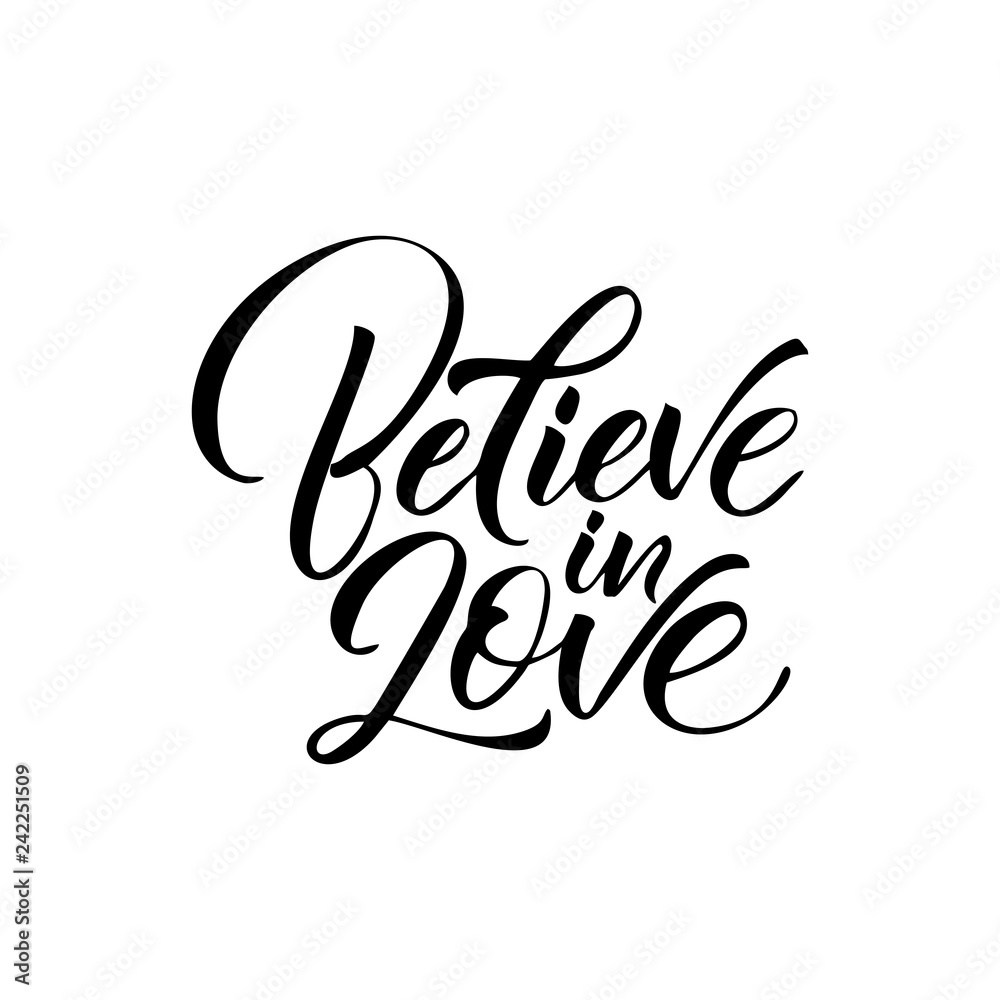 Obraz premium Happy Valentines Day typography poster with handwritten calligraphy text, isolated on white background. Vector Illustration - Vector