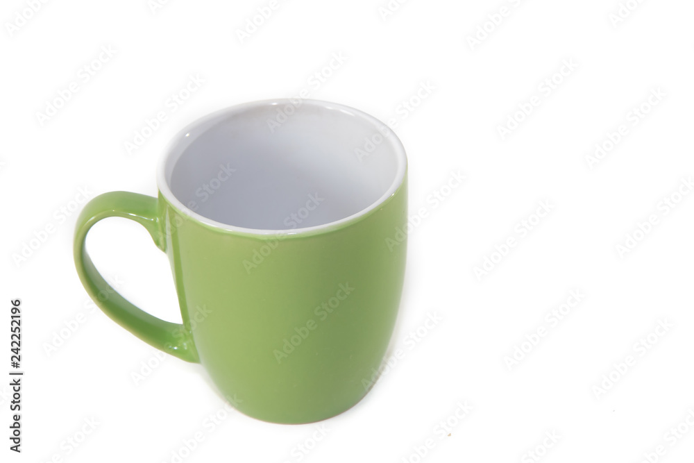 color cup isolated on white background. Isolated objects on white background. dishes for tea and coffee color cup isolated on white background. Isolated objects on white background. dishes for tea and coffee