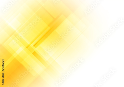 Abstract geometric shapes yellow background