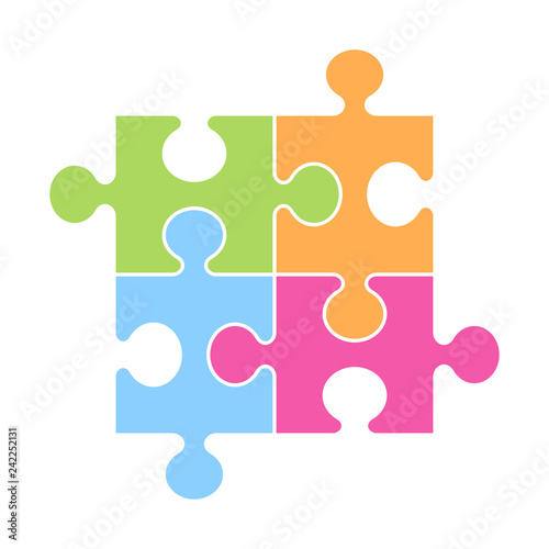 pastel jigsaw puzzle icon for pattern and design,vector illustration
