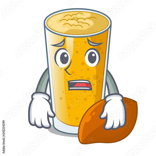 Afraid lassi mango on the mascot table