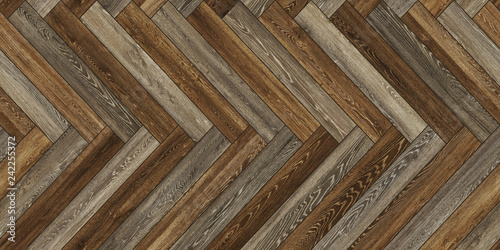 Seamless wood parquet texture horizontal herringbone brown common