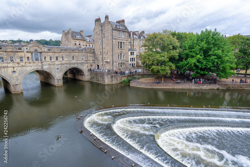 Pulteney bridge in Bath, Somerset, UK