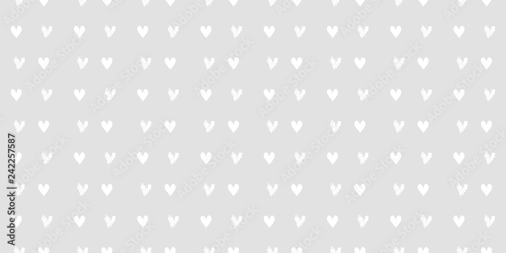 Hand drawn background with hearts. Seamless wallpaper on surface. Chaotic texture with many love signs. Lovely pattern. Line art. Print for banner, flyer or poster. Black and white illustration Hand drawn background with hearts. Seamless wallpaper on surface. Chaotic texture with many love signs. Lovely pattern. Line art. Print for banner, flyer or poster. Black and white illustration