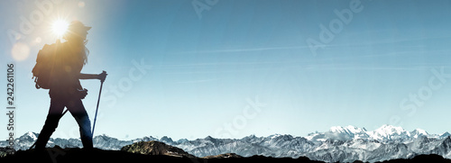 Wandern in den Bergen