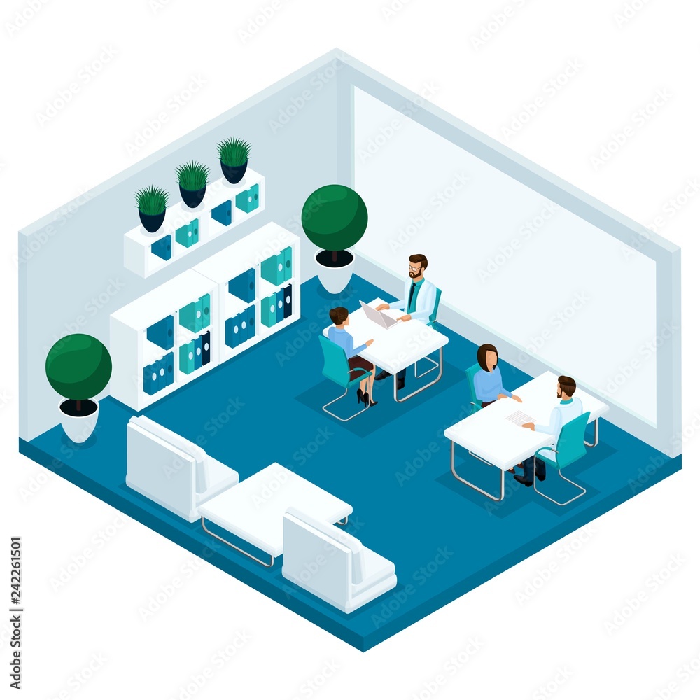 Isometry Cabinet Hospital Front View