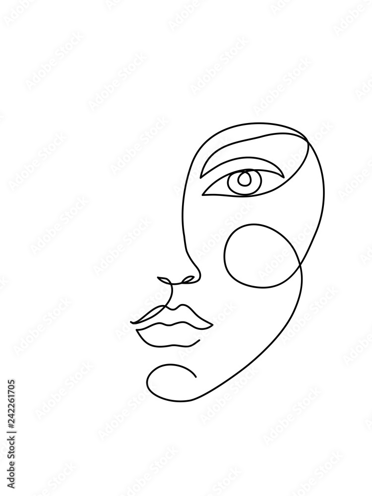 Abstract face icon Abstract face icon