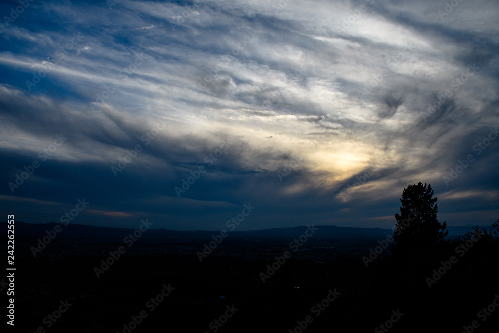 Coucher de soleil à Fiesole