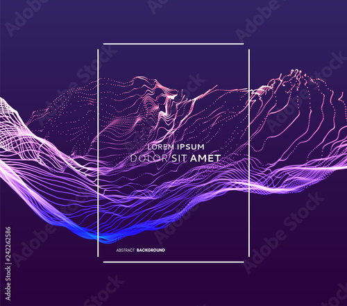 3d futuristic technology style. Abstract background. Vector illustration.
