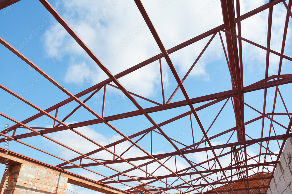 Metal roofing trusses construction Metal roofing trusses construction