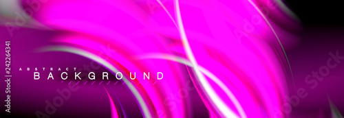 Blurred fluid colors background, abstract waves lines, mixing colours with light effects on light backdrop. Vector artistic illustration for presentation, app wallpaper, banner or posters