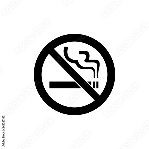 Prohibition sign (pictogram) / No smoking 