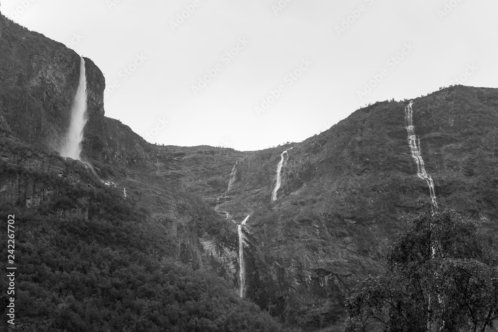 Waterfalls in Norway.