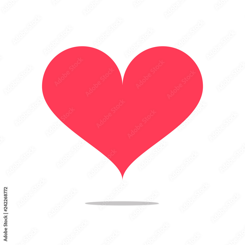 Obraz premium Heart Icon Vector