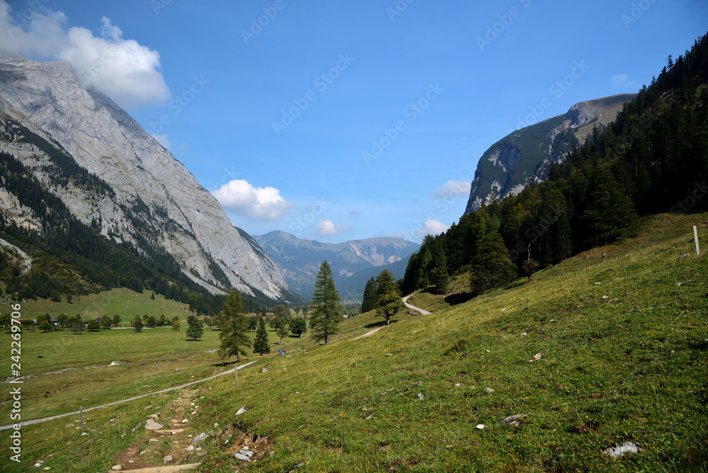 Landschaft am großen Ahornboden im Karwendel