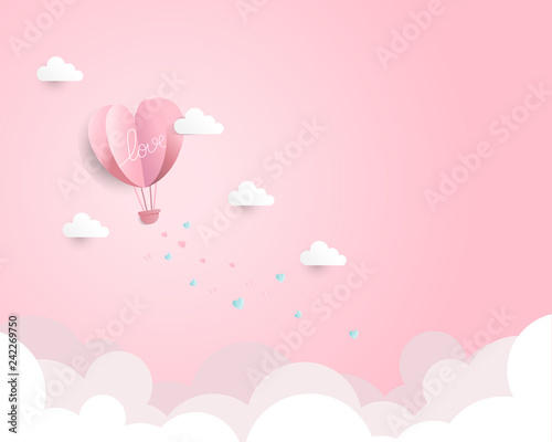 3d love background. vector illustration