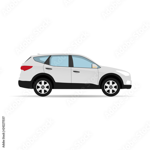 Car crossover with shadow