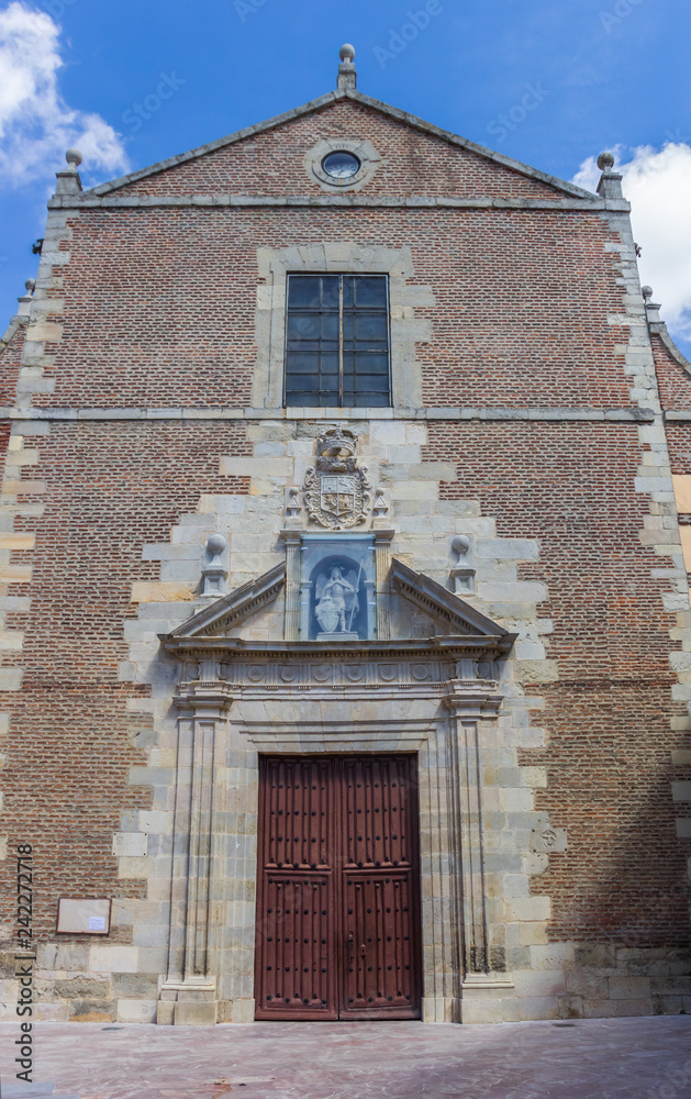 Entrance to the Santa Marina church in Leon, Spain