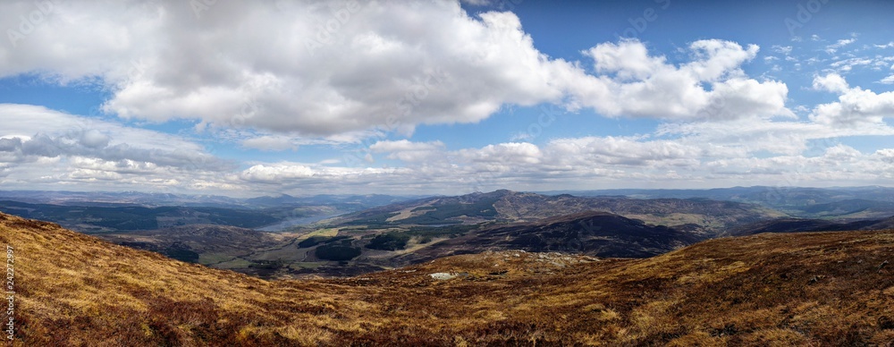 Panorama of a Dramatic Scotland
