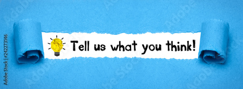 Tell us what you think!  photo