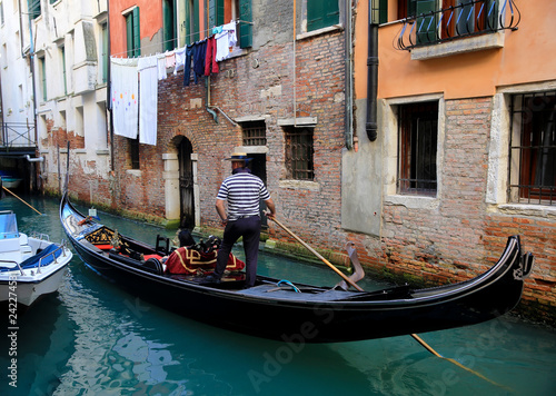 Gondola in Venice  Italy