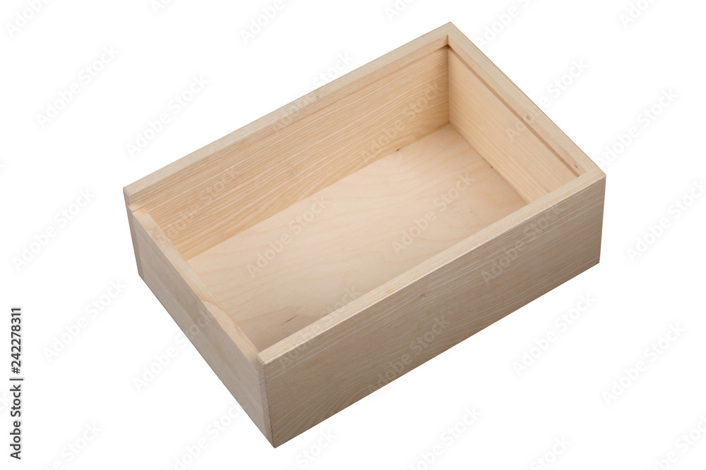 wood wine box isolated on white background with clipping path wood wine box isolated on white background with clipping path