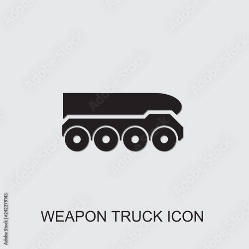weapon truck icon