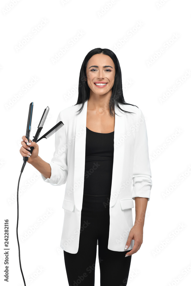 Young hairdresser looking for job after studying courses. Young hairdresser looking for job after studying courses.