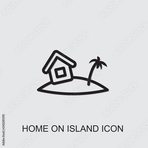 home on island icon