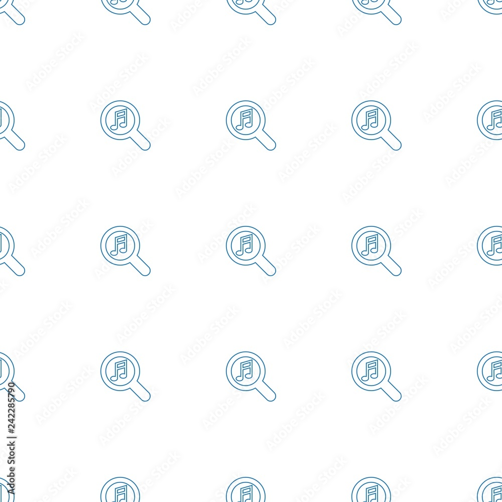 serach music icon pattern seamless white background serach music icon pattern seamless white background