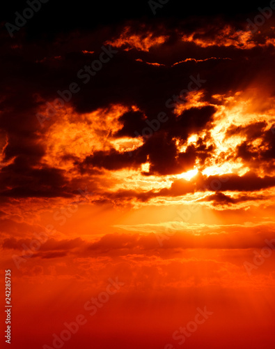 Sunset Sky Background © adempercem