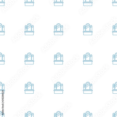 gate icon pattern seamless white background