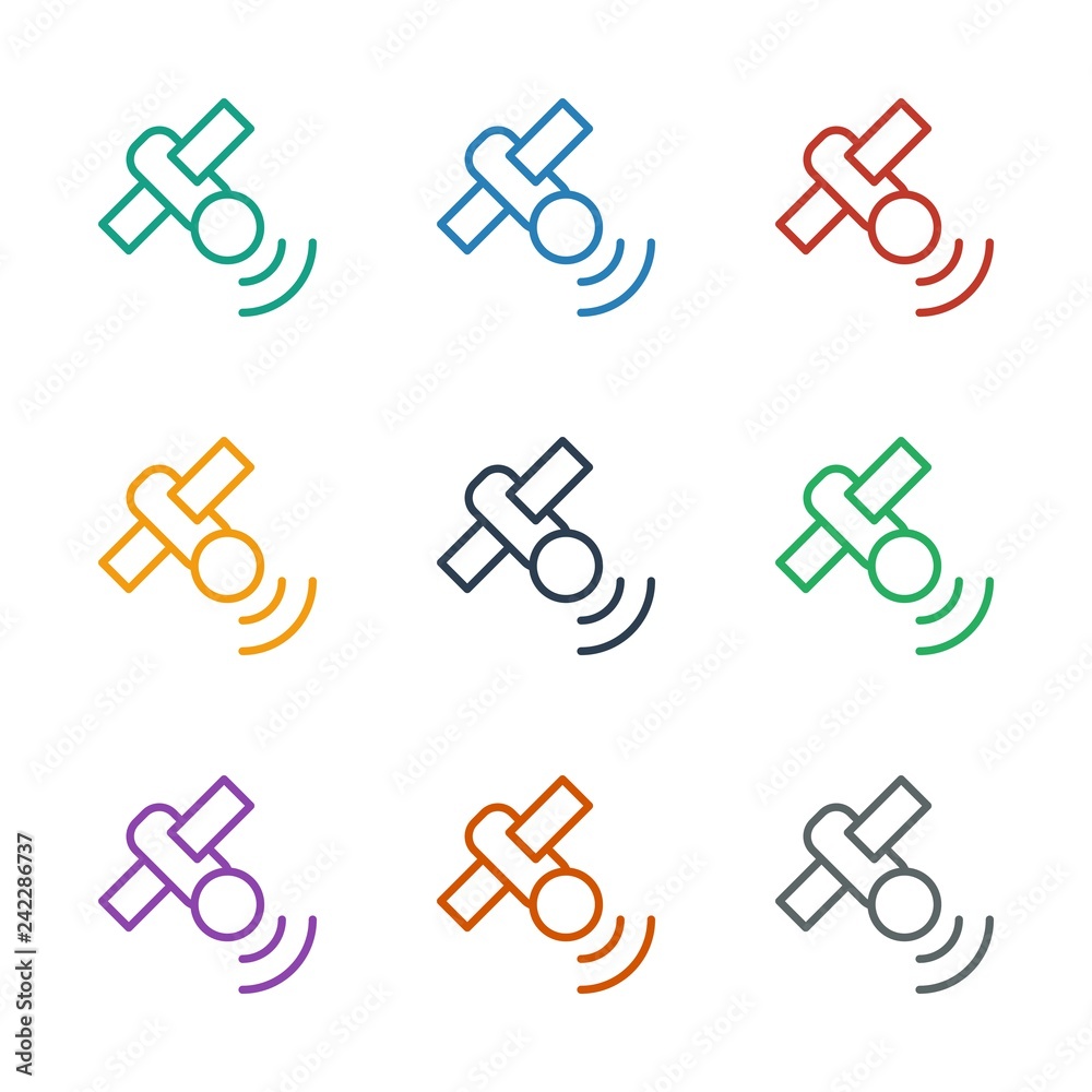 satellite icon white background satellite icon white background