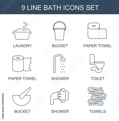 bath icons