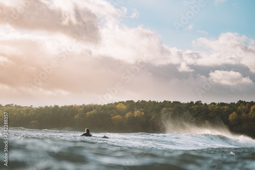 Bild auf Leinwand Surf
