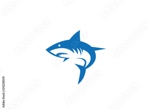 Shark Fish Logo Vector Image