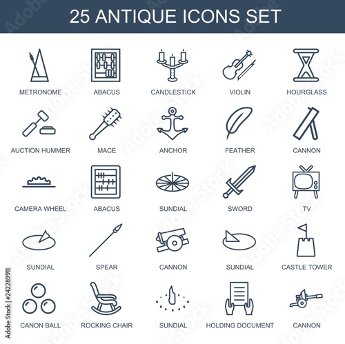 25 antique icons