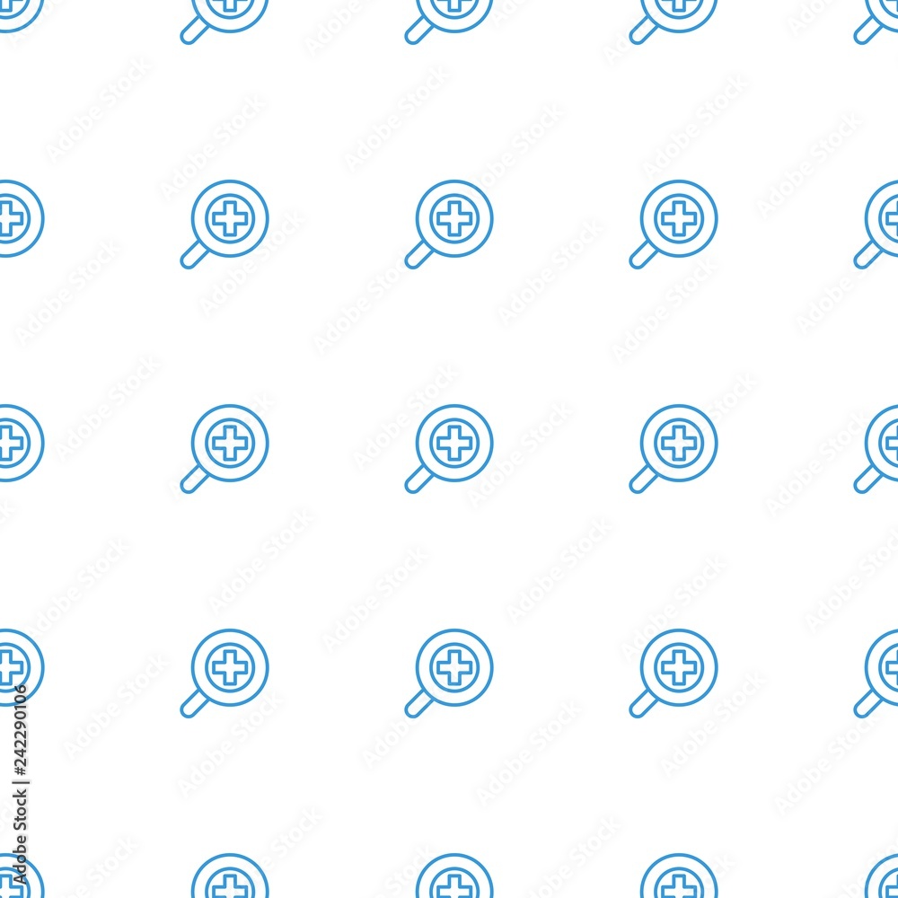 zoom in icon pattern seamless white background