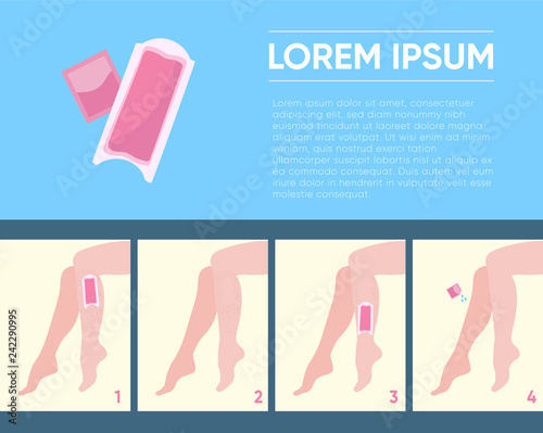Wax stripe hair removal tool