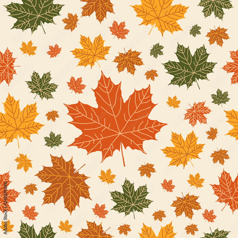 Autumnal  seamless  pattern