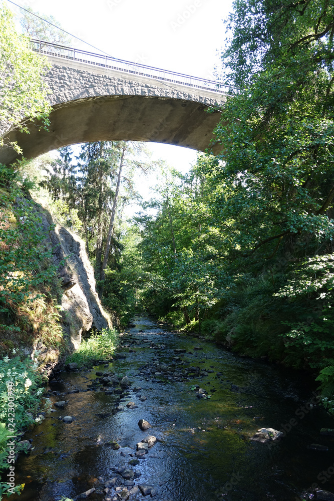 Fototapeta premium Brücke in Aneby, Schweden