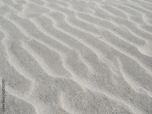 砂浜にできた砂紋 千葉県 九十九里浜