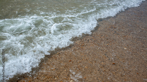 Wellen am Strand - Wellenbrechen Strand Meer