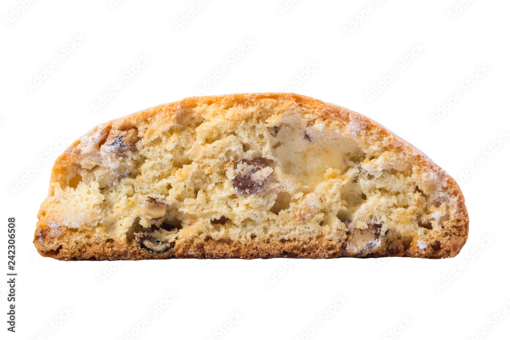 Close-up of house Biscuits on the white isolated background Close-up of house Biscuits on the white isolated background