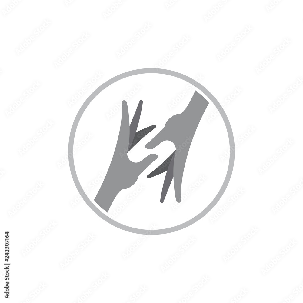 helping hand 3d logo vector helping hand 3d logo vector