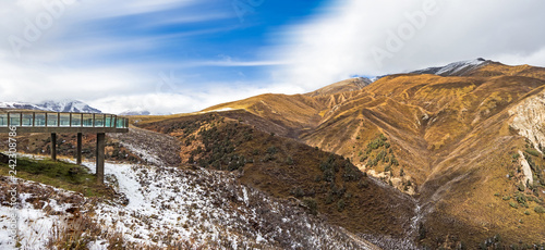 observation deck of niuxin mountain in qilian County photo